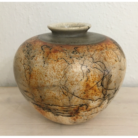 Raku váza VII.